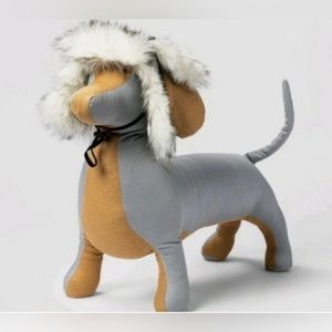 Boots & Barkley Grey and Faux Fur Trapper Hat- Size S/M- NWT